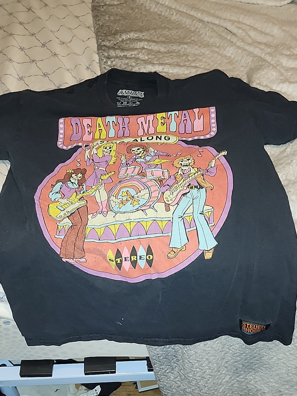 Death Metal Graphic Tee - Black
